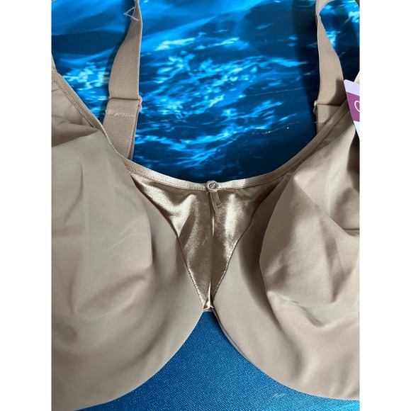 👙Olga by Warners Signature Support Full Coverage Bra Tan 42D OGW2511UU52015 - Picture 3 of 12
